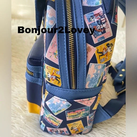 ✨ Disney RIVIERA RESORT Loungefly backpack & Ears - 2 piece Collection ✨ - Picture 4 of 5